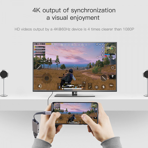 Адаптер USB Type-C - HDMI Baseus CAHUB-E0G