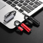 Адаптер аудио-переходник Hoco LS18 для Apple, красный