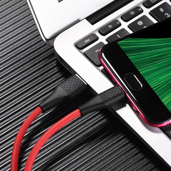 Кабель Hoco X32 USB - micro USB, 1 м красный