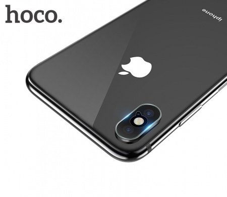 Защитная пленка HOCO V11 2PCS на объектив камеры для iPhone X/XS/XSmax прозрачный