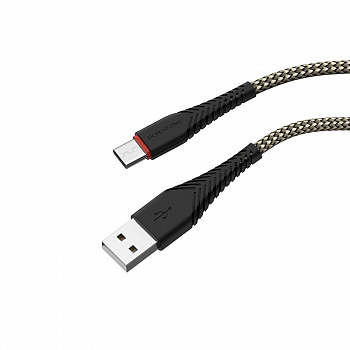 Кабель Borofone BX25, USB - USB Type-C, 1 м, черный