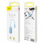 Переходник Baseus 3-в-1 L51 CALL51-03, Apple Lightning - mini jack 3.5 mm