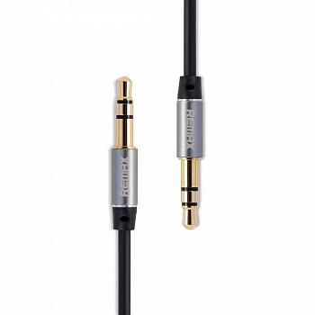 Кабель Remax L200 1m, 3.5 AUX mini jack 3.5 mm, чёрный 2 м