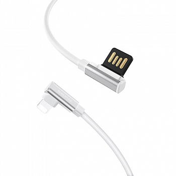 Кабель Borofone BU5, lightning, 1.2 м, белый