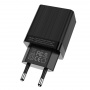 Сетевое зарядное устройство Hoco C51A, 2 USB, 3.4А, черный