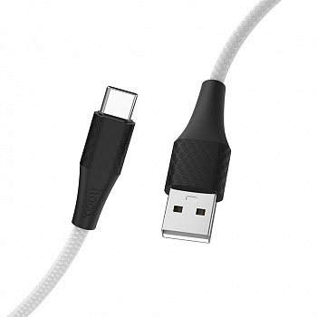 Кабель Hoco X32, USB - USB Type-C, 1 м, белый