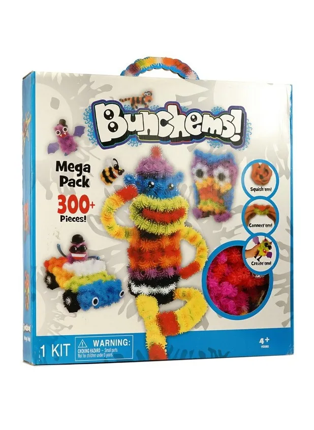 Конструктор липучка Bunchems 300+