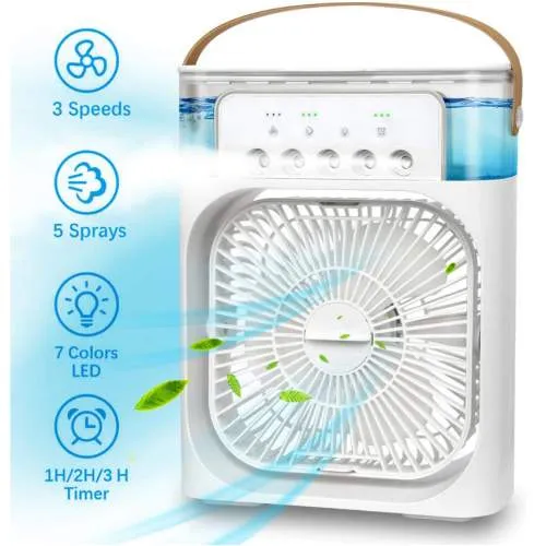 Электронный настольный осевой вентилятор с таймером Air Cooler Fan