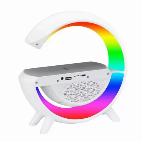 Умная Bluetooth-колонка светильник с беспроводной зарядкой G-500