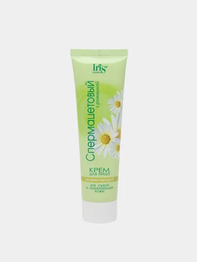 IRIS cosmetic крем для лица Спермацетовый с ромашкой увлажняющий, 100 мл