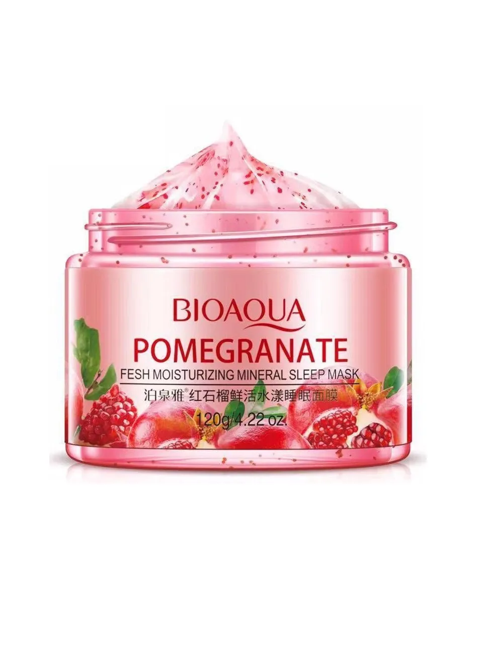 Ночная маска для лица Bioaqua Pomegranate Fresh Mineral Sleep Mask