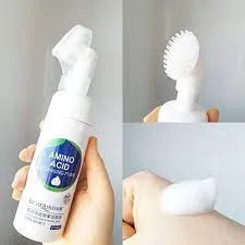 Пенка-мусс для умывания с аминокислотами и силиконовой щеточкой Bioaqua Amino Acid Cleansing Foam 150 мл