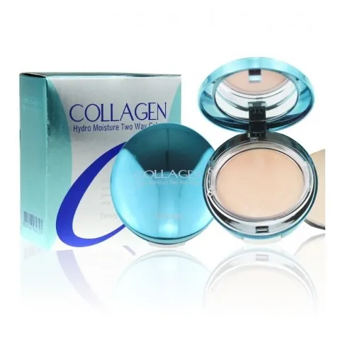 Увлажняющая коллагеновая пудра со сменным блоком Collagen Twoway Cake
