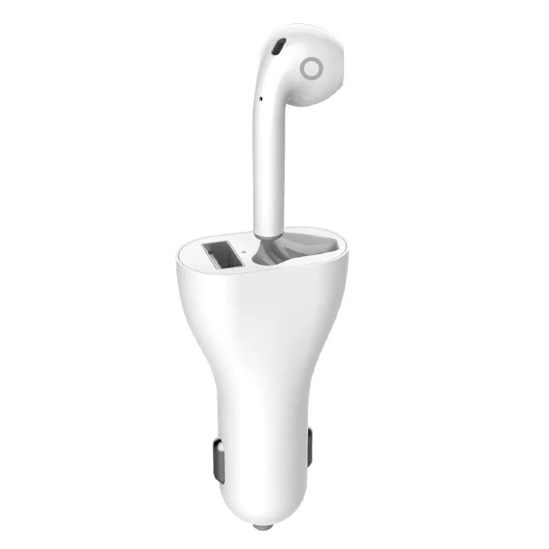Bluetooth-гарнитура автомобильная зарядка 2 в 1 MyPads M146-215 в прикуривателе с USB c разъемом