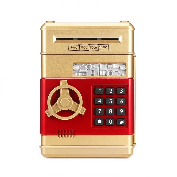 Копилка сейф с электронным кодовым замком number bank
