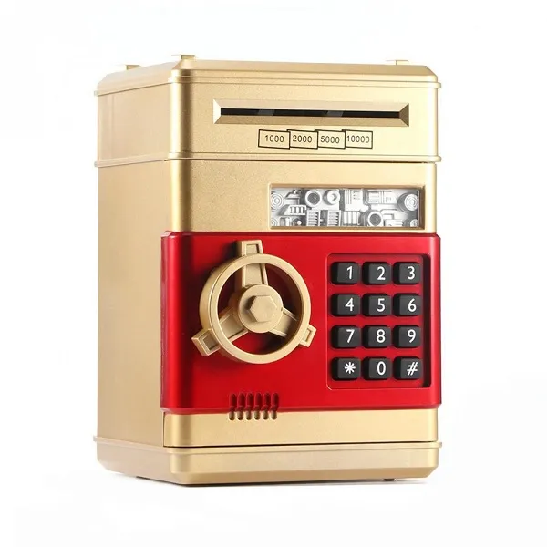 Копилка сейф с электронным кодовым замком number bank