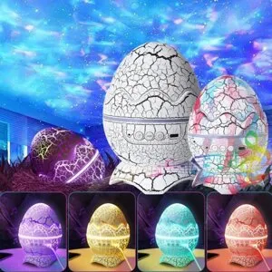 Светодиодный светильник проектор звездного неба Яйцо динозавра Galaxy Nightlight Projector