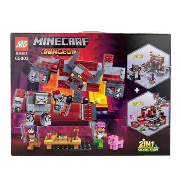 Конструктор Minecraft 65003 Логово адских чудовищ 221 деталь 6+
